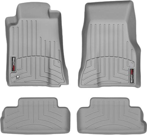 Коврики Weathertech Grey для Ford Mustang (mkV)(1 fixing hook) 2005-2010 - Фото 1