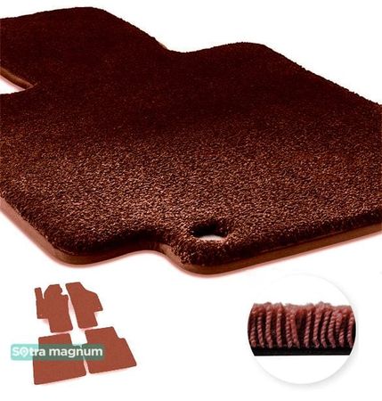 Двошарові килимки Sotra Magnum Red для Volkswagen Sharan (mkII)(1-2 ряд) 2010-2022 - Фото 1