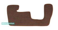 Двошарові килимки Sotra Premium Chocolate для Audi Q7 (mkI)(3 ряд) 2006-2014