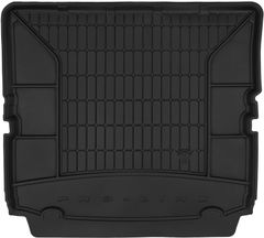 Резиновый коврик в багажник Frogum Pro-Line для Opel Zafira (mkII)(B)(7 мест) 2005-2014 (сложенный 3 ряд)(багажник)