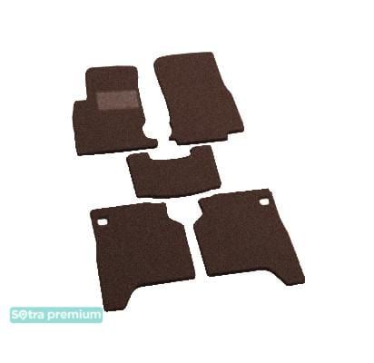 Двошарові килимки Sotra Premium Chocolate для Hyundai Terracan (mkI)(1-2 ряд) 2001-2007 - Фото 1