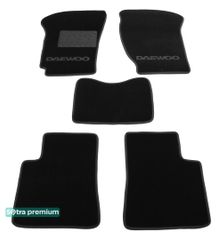 Двошарові килимки Sotra Premium Black для Daewoo Tico (mkI) 1991-2001