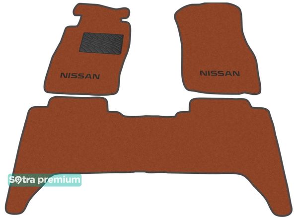 Двошарові килимки Sotra Premium Terracotta для Nissan Patrol (mkV)(Y61)(5-дв.) 1997-2009 - Фото 1