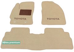 Двошарові килимки Sotra Premium Beige для Toyota Verso (mkI) 2009-2018 - Фото 1