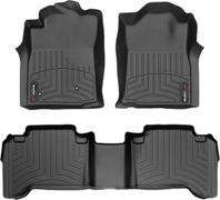 Коврики WeatherTech Black для Toyota Tacoma (mkII)(double cab) 2005-2007 automatic - Фото 1