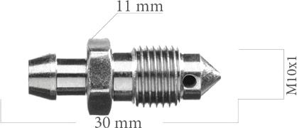 Штуцер прокачки WP 5-300-0039 (M10x1)(30мм) - Фото 1