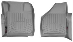 Коврики Weathertech Grey для Ford Super Duty (all cabs)(mkII)(no 4x4 shifter)(2pcs.)(1 row) 2008-2010 automatic - Фото 1