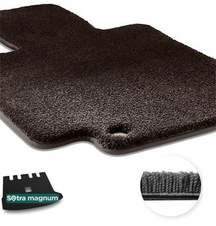 Двошарові килимки Sotra Magnum Black для Renault Lodgy (mkI)(багажник) 2012-2021 - Фото 1