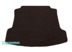 Двошарові килимки Sotra Premium Chocolate для Volkswagen Polo (mkV)(седан)(багажник) 2010→