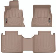Килимки WeatherTech Beige для BMW i7 (G70)(електро)(без Executive Lounge сидінь) 2022→ - Фото 1