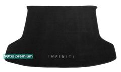 Двошарові килимки Sotra Premium Black для Infiniti QX50 (mkII)(багажник) 2017→ / QX55 (mkI)(багажник) 2021→