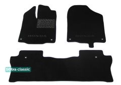 Двошарові килимки Sotra Classic Black для Honda Pilot (mkIII) 2016→