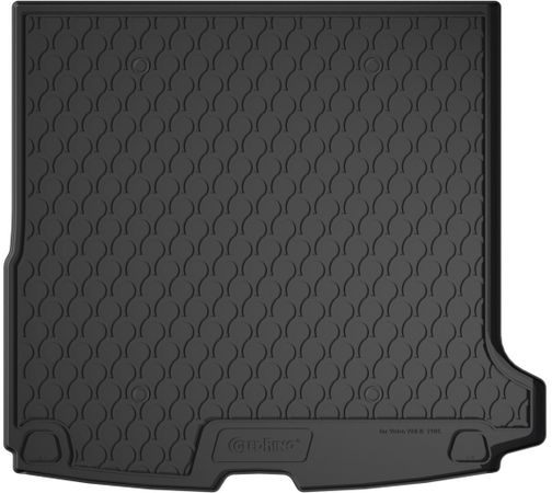 Гумовий килимок у багажник Gledring для Volvo V60 (mkII) 2018→ (багажник із захистом) - Фото 2