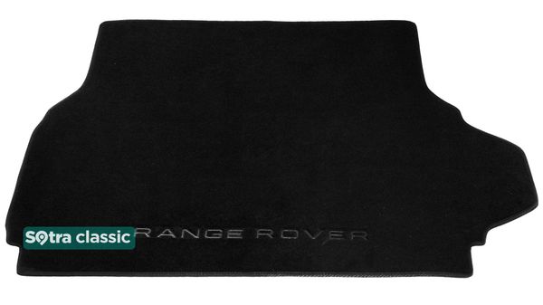 Двошарові килимки Sotra Classic Black для Land Rover Range Rover (mkIII)(багажник) 2002-2012 - Фото 1