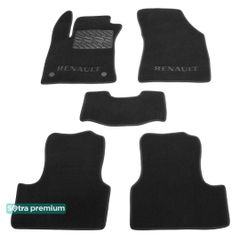 Двухслойные коврики Sotra Premium Black для Renault Megane (mkIV)(седан и универсал) 2016-2022