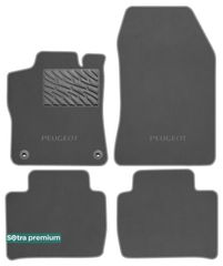 Двошарові килимки Sotra Premium Grey для Peugeot 408 (mkII) 2022→ АКПП