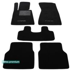 Двошарові килимки Sotra Premium Black для BMW 7-series (E65) 2002-2008