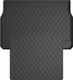 Резиновые коврики в багажник Gledring для Peugeot 208 (mkI)(5-дв.) 2012-2019 (багажник с защитой)