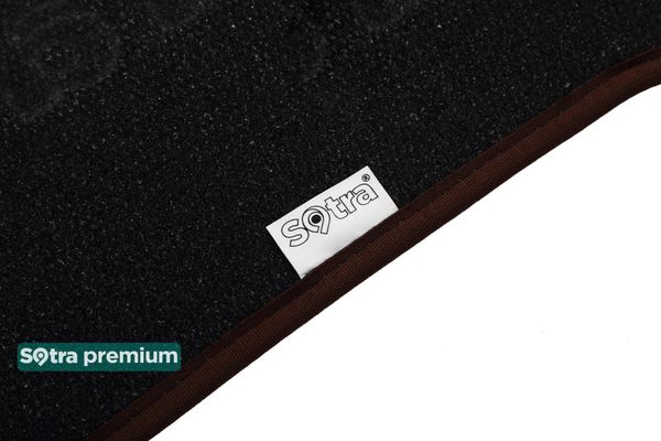 Двошарові килимки Sotra Premium Chocolate для Mercedes-Benz R-Class (V251)(long)(cложенный 3 ряд)(багажник) 2006-2012 - Фото 5