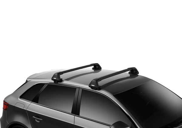 Багажник на гладкую крышу Thule Edge Wingbar Black для Renault Captur (mkII) 2020→; Mitsubishi ASX (mkII) 2023→ - Фото 2