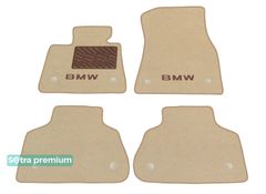 Двошарові килимки Sotra Premium Beige для BMW X5 (G05; F95) 2018→