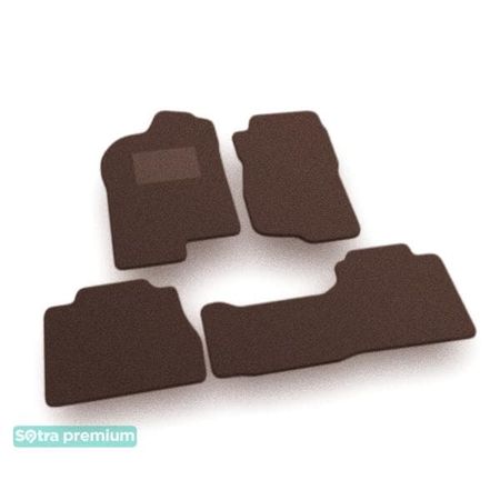 Двухслойные коврики Sotra Premium Chocolate для Chevrolet Tahoe (mkIII) 2007-2014 - Фото 1