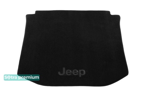 Двухслойные коврики Sotra Premium Black для Jeep Grand Cherokee (mkIV)(WK2)(багажник) 2011-2021 - Фото 1