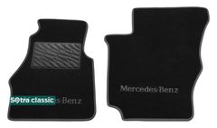 Двухслойные коврики Sotra Classic Black для Mercedes-Benz Sprinter (W901-W905)(1 ряд - 3 места)(1 ряд) 1994-2007