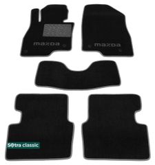 Двухслойные коврики Sotra Classic Black для Mazda 3 (mkIII) 2013-2019