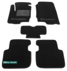 Двошарові килимки Sotra Classic Black для Mitsubishi Colt (mkIX)(Z30)(5-дв.) 2002-2012