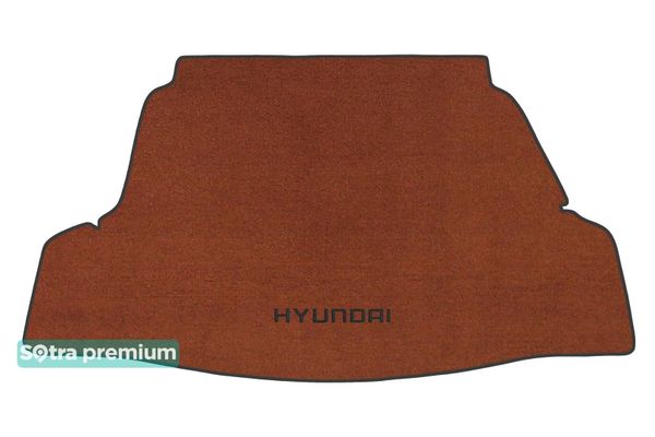 Двошарові килимки Sotra Premium Terracotta для Hyundai i40 (mkI)(седан)(багажник) 2011-2019 - Фото 1