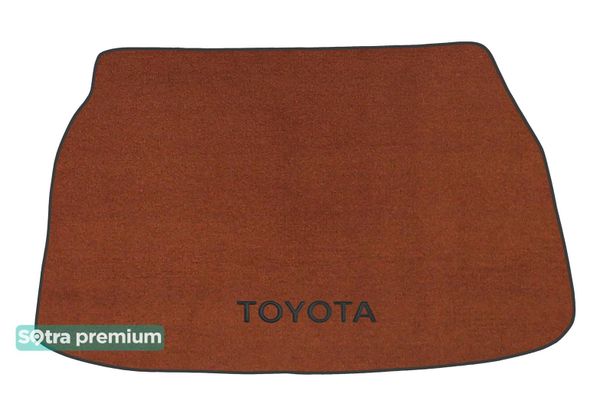Двошарові килимки Sotra Premium Terracotta для Toyota CH-R (mkI)(з докаткою)(багажник) 2016→ - Фото 1