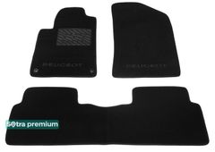 Двухслойные коврики Sotra Premium Black для Peugeot 508 (mkII) 2010-2019