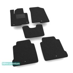 Двошарові килимки Sotra Premium Black для Kia Cadenza (mkII) 2016-2021