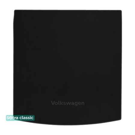 Двошарові килимки Sotra Classic Black для Volkswagen Golf (mkVII)(універсал)(верхній рівень)(багажник) 2012-2020 - Фото 1