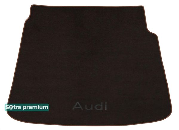 Двошарові килимки Sotra Premium Chocolate для Audi A7/S7/RS7 (mkI)(багажник) 2010-2018 - Фото 1