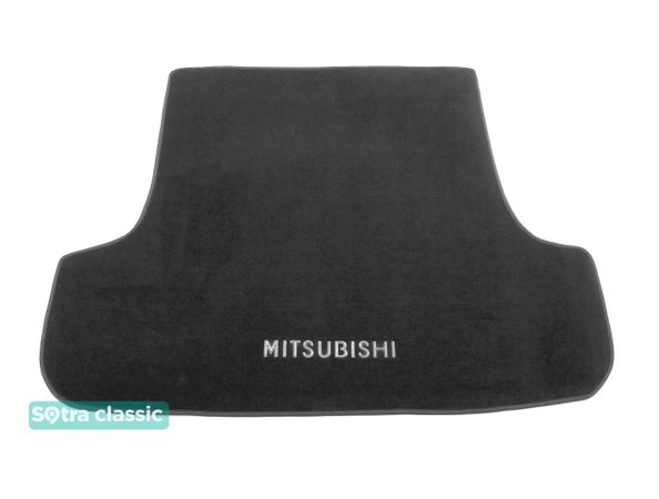 Двошарові килимки Sotra Classic Grey для Mitsubishi Pajero Sport (mkI)(багажник) 1996-2008 - Фото 1