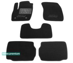Двухслойные коврики Sotra Premium Black для Ford Mondeo (mkV) 2014-2022