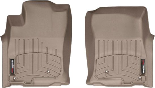 Коврики Weathertech Beige для Lexus GX (mkII); Toyota 4Runner (mkV)(4 fixings)(1 row) 2009-2013 - Фото 1