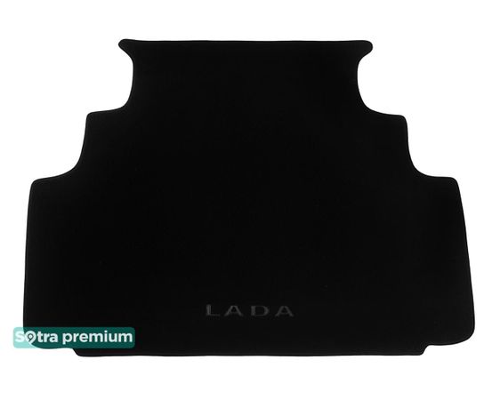 Двухслойные коврики Sotra Premium Black для ВАЗ Классика (2104)(универсал)(багажник) 1984-2012 - Фото 1