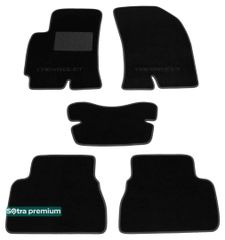 Двухслойные коврики Sotra Premium Black для Chevrolet Epica (mkI) 2006-2015