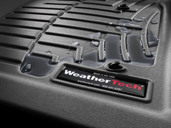 Килимки WeatherTech Grey для Ford Super Duty (mkV)(Regular Cab)(1 ряд - цільний)(1 ряд) 2023→ - Фото 5