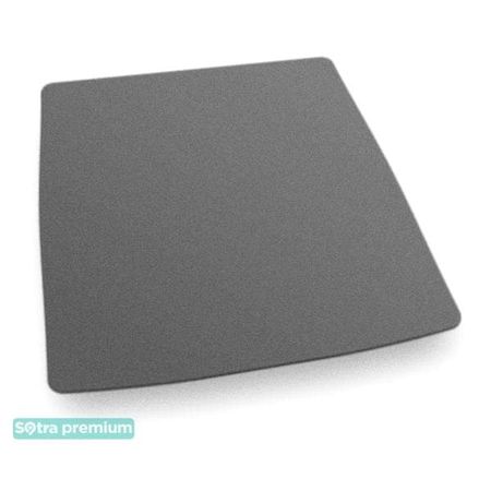Двошарові килимки Sotra Premium Grey для Skoda Citigo (mkI)(нижній рівень)(багажник) 2011-2020 - Фото 1