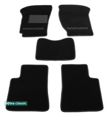 Двошарові килимки Sotra Classic Black для Daewoo Tico (mkI) 1991-2001
