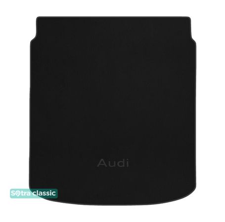 Двошарові килимки Sotra Classic Black для Audi A6/S6 (mkV)(C8)(седан)(багажник) 2018→ - Фото 1