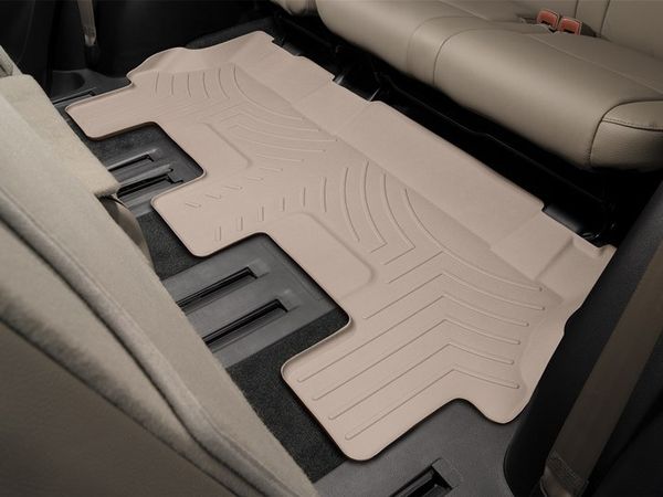 Коврик Weathertech Beige для Toyota Sequoia (mkII)(2 row bench seats)(3 row) 2008→ - Фото 2