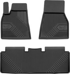 Резиновые коврики Frogum №77 для Tesla Model S (mkI) 2012-2020