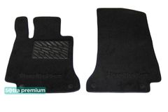 Двошарові килимки Sotra Premium Black для Mercedes-Benz C-Class (C205/A205)(купе і кабріолет) 2015-2022 - Фото 1