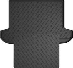Гумовий килимок у багажник Gledring для Hyundai Tucson (mkIII) 2015-2017 (верхній)(багажник із захистом)