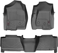 Коврики Weathertech Black для Cadillac Escalade ESV / EXT; Chevrolet Suburban; GMC Yukon XL (1-2 row) 2000-2007 - Фото 1